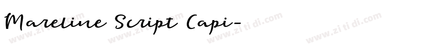 Mareline Script Capi字体转换 Mareline Script Capi字体转换